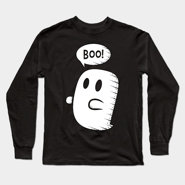 Boo! Long Sleeve T-Shirt by krisren28